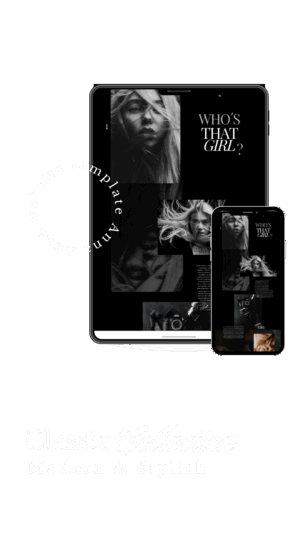 Anna website template
