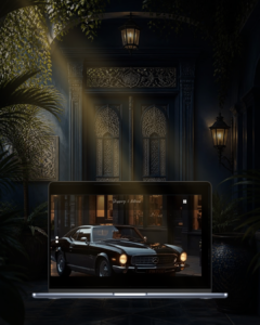 dark editorial WordPress template