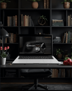 Designer reviewing portfolio website mistakes on laptop — Jokodsign